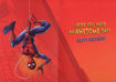 Picture of FOR AN AMAZING BROTHER BIRTHDAY CARD - SPIDERMANS SWINGING B